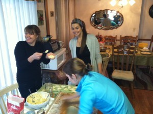 Pierogi Making Candid