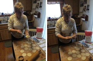 Filling Pierogis